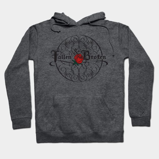 Fallen And Broken - logo Hoodie by CrypticRaven